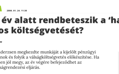 Rendbeteszik Tiszaderzs költségvetését